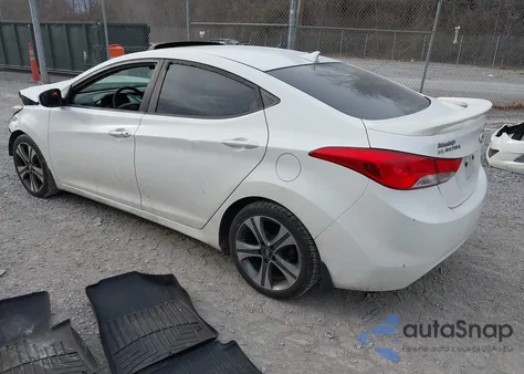 2013 Hyundai Elantra Limited из США, поврежденный, VIN 5NPDH4AEXDH280207